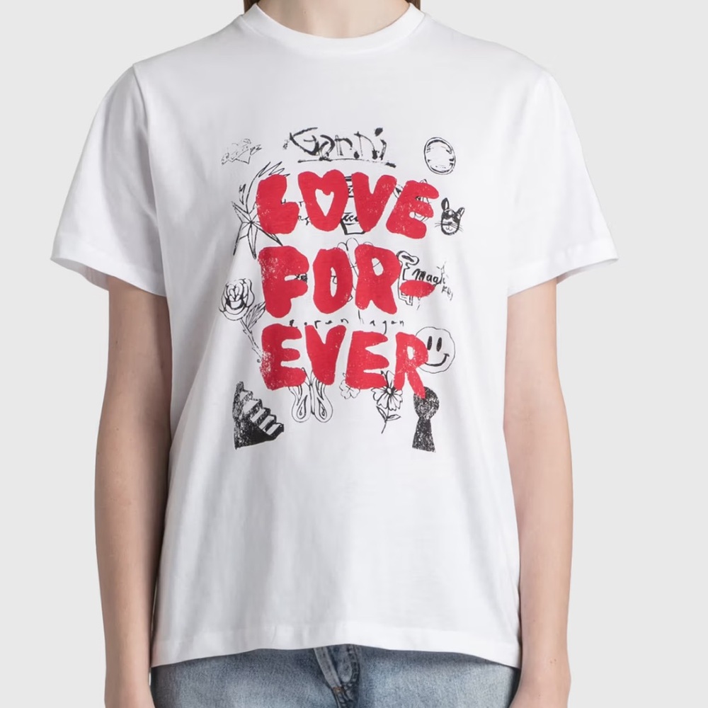 Ganni Love Forever Tshirt
